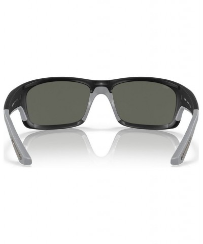 Men's Polarized Sunglasses 6S9106-04 Matte Black $50.16 Mens