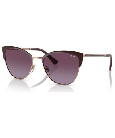 Women's Sunglasses VO4251S55-Y Top Bordeaux/Rose Gold Tone $25.20 Womens