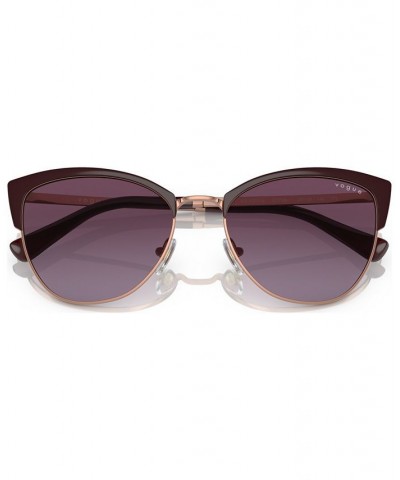 Women's Sunglasses VO4251S55-Y Top Bordeaux/Rose Gold Tone $25.20 Womens