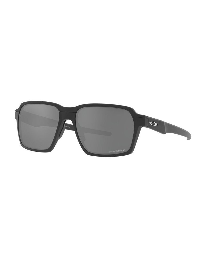 Men's Polarized Sunglasses OO4143 Parlay 58 Steel $32.76 Mens