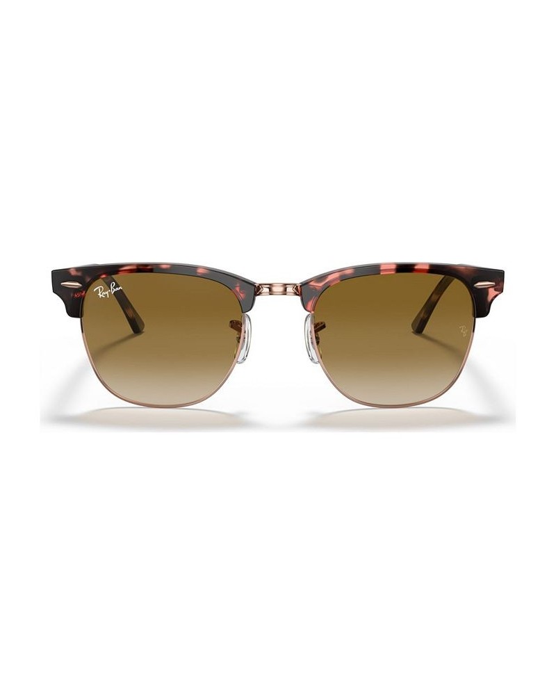 Sunglasses CLUBMASTER FLECK RB3016 SPOTTED BROWN/BLUE / CLEAR GRADIENT BROWN $33.82 Unisex