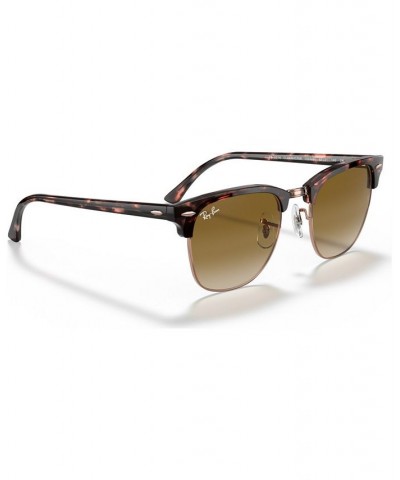 Sunglasses CLUBMASTER FLECK RB3016 SPOTTED BROWN/BLUE / CLEAR GRADIENT BROWN $33.82 Unisex