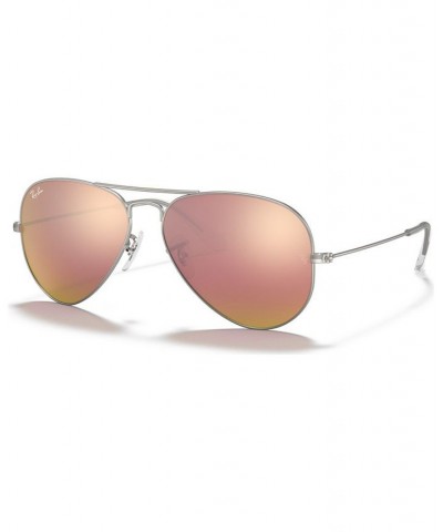 Sunglasses RB3025 AVIATOR MIRROR Silver/Gray Mirror $43.24 Unisex