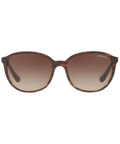 Sunglasses HU2003 55 BROWN/BROWN GRADIENT $18.81 Unisex