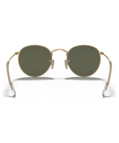 Polarized Sunglasses RB3447 ROUND METAL GOLD MATTE/GREEN POLAR $51.12 Unisex