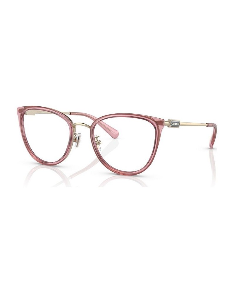 Women's Cat Eye Eyeglasses HC514654-O Transparent Amber $29.26 Womens