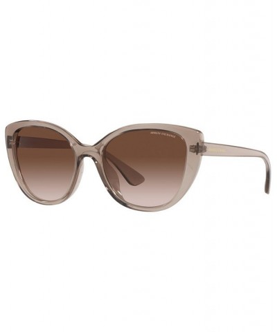 Women's Sunglasses AX4111SU 54 Transparent Tundra $7.46 Womens