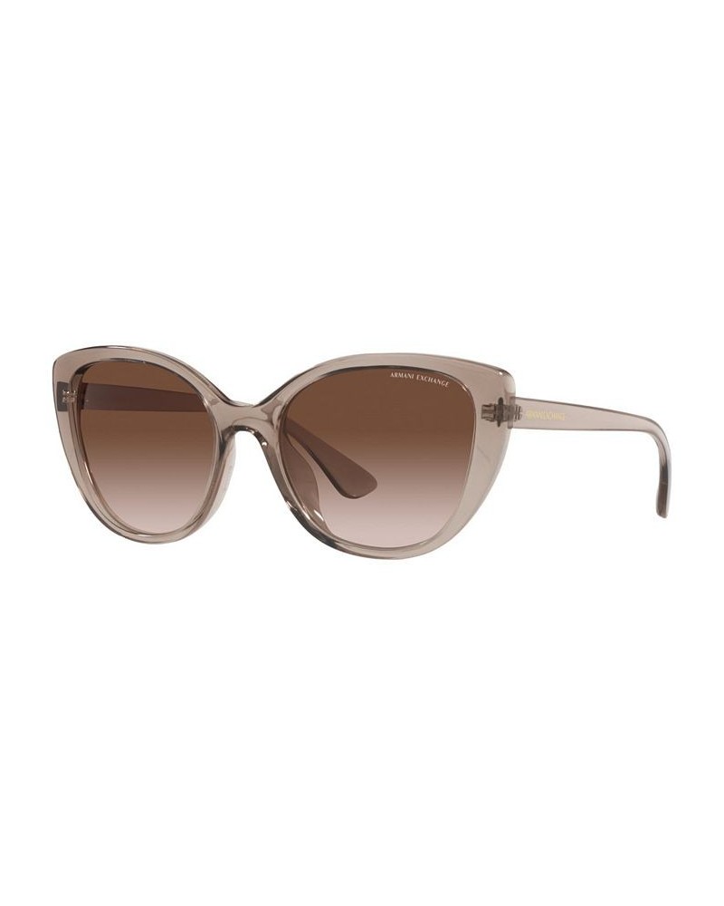 Women's Sunglasses AX4111SU 54 Transparent Tundra $7.46 Womens