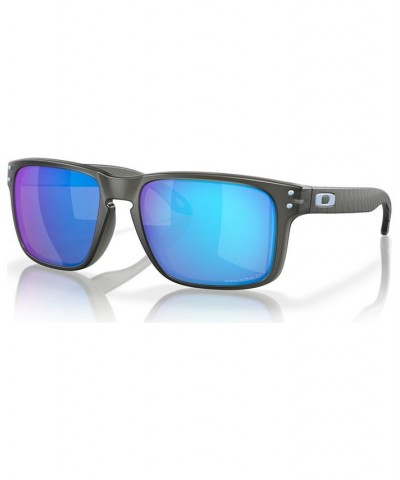 Men's Holbrook Encircle Collection Polarized Sunglasses OO9102-X555 57 Matte Gray Smoke $36.04 Mens