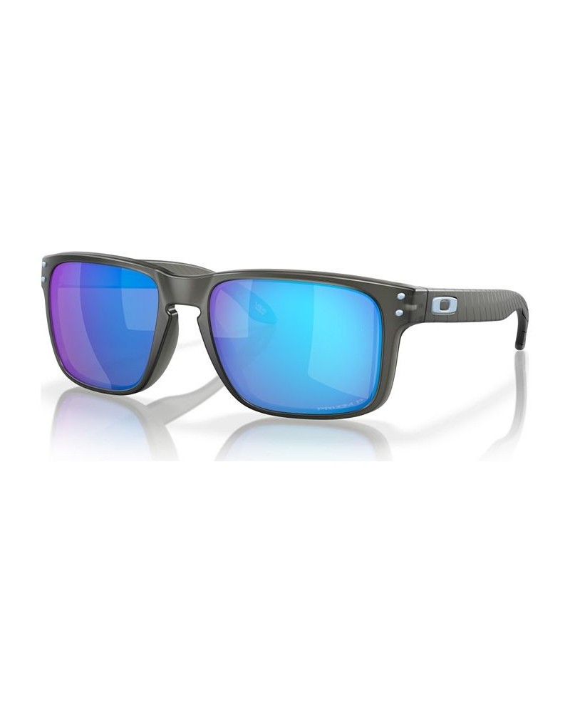 Men's Holbrook Encircle Collection Polarized Sunglasses OO9102-X555 57 Matte Gray Smoke $36.04 Mens