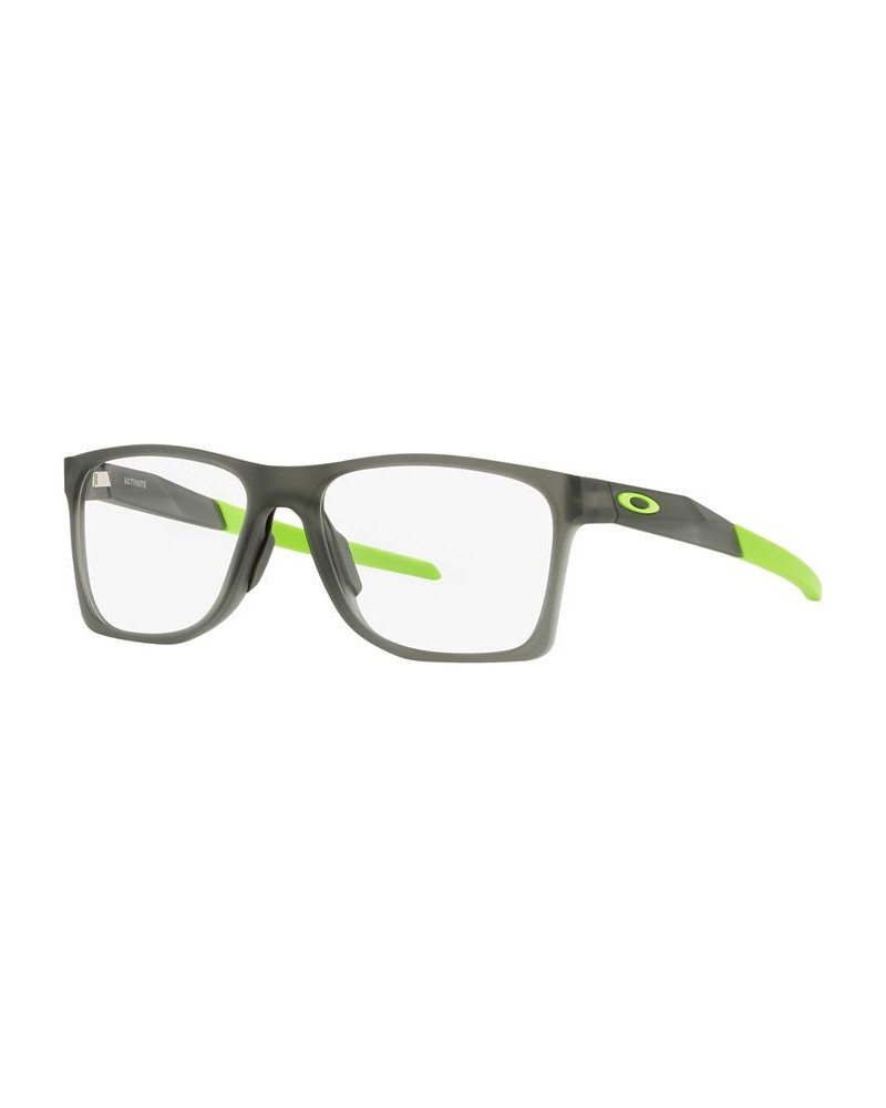 OX8173 Activate Men's Square Eyeglasses Satin Gray Smoke $37.24 Mens