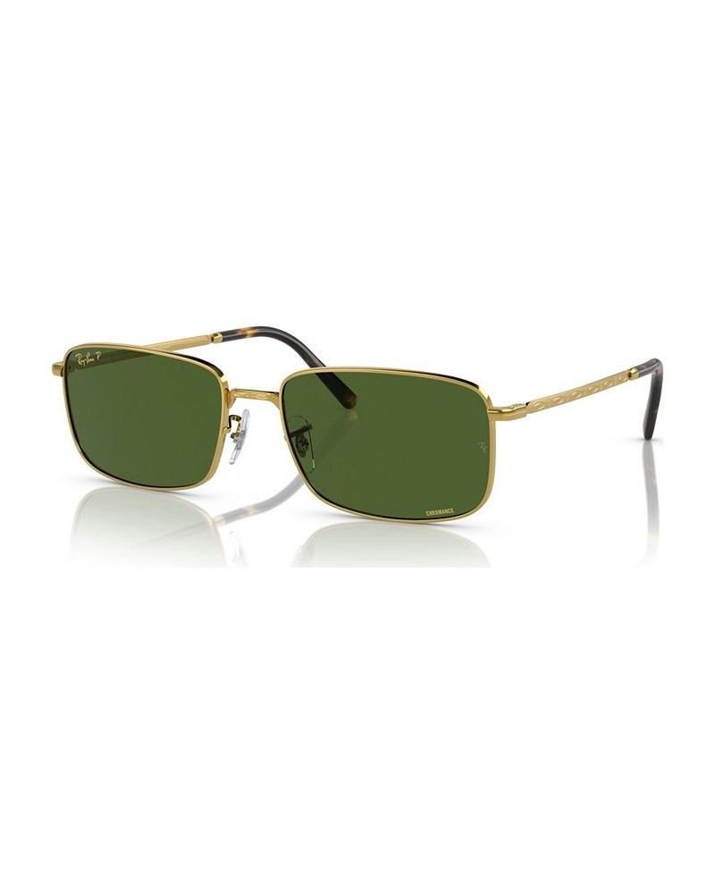 Unisex Polarized Sunglasses RB3717 Gold-Tone $57.00 Unisex