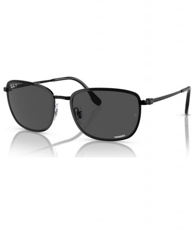 Unisex Chromance Polarized Sunglasses RB370557-P 57 Black $70.00 Unisex