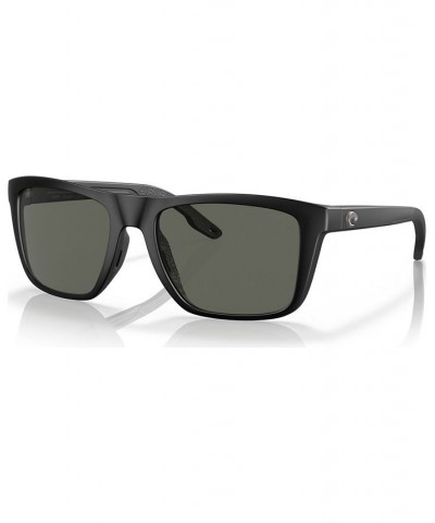 Men's Mainsail Polarized Sunglasses 6S910755-P 55 Matte Black $53.24 Mens