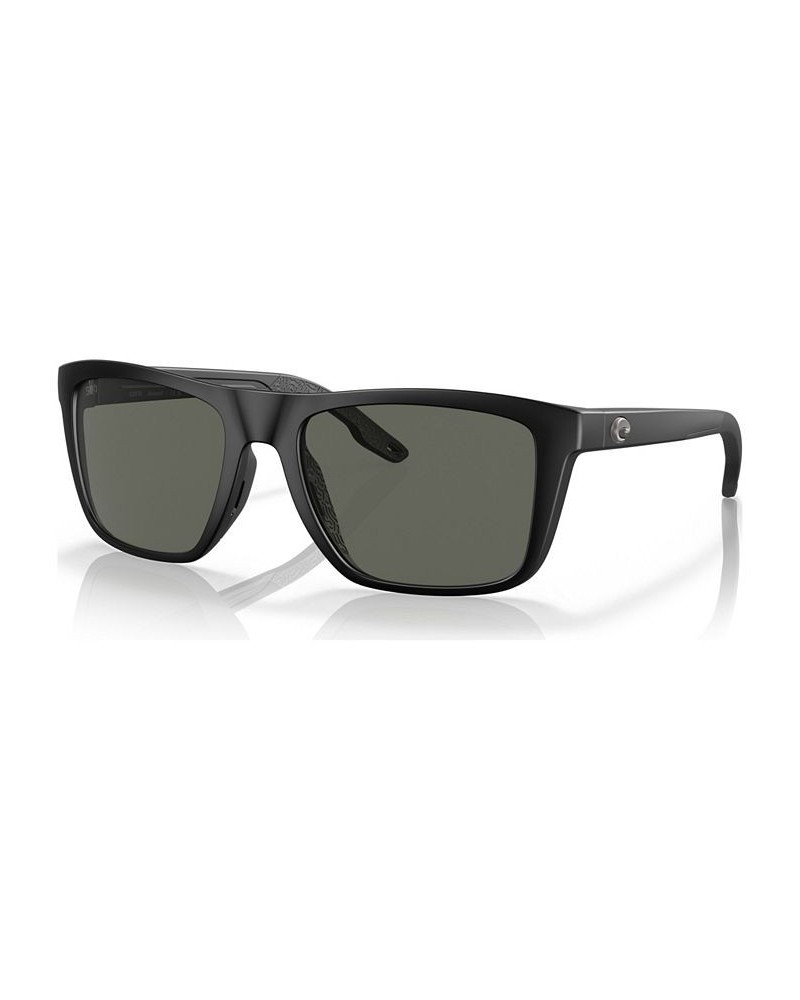 Men's Mainsail Polarized Sunglasses 6S910755-P 55 Matte Black $53.24 Mens