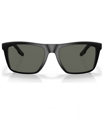 Men's Mainsail Polarized Sunglasses 6S910755-P 55 Matte Black $53.24 Mens