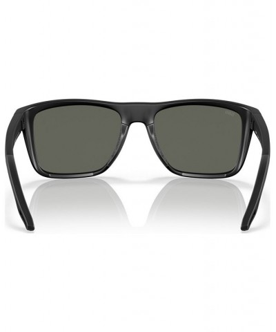 Men's Mainsail Polarized Sunglasses 6S910755-P 55 Matte Black $53.24 Mens