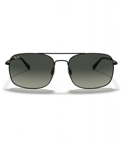 Sunglasses RB3611 60 MATTE BLACK/GREY GRADIENT DARK GREY $21.36 Unisex