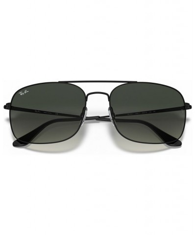 Sunglasses RB3611 60 MATTE BLACK/GREY GRADIENT DARK GREY $21.36 Unisex