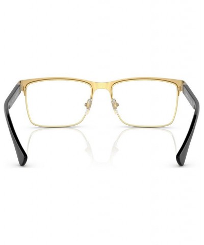 Men's Rectangle Eyeglasses VE128556-O Gunmetal $67.50 Mens