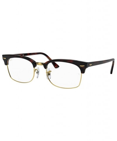 RX3916V Unisex Rectangle Eyeglasses Brown $42.02 Unisex