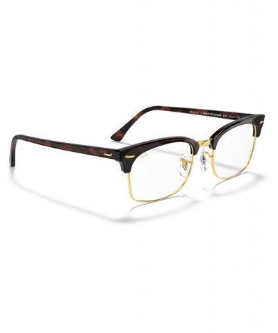 RX3916V Unisex Rectangle Eyeglasses Brown $42.02 Unisex