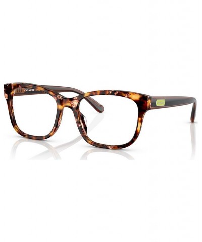 Women's Square Eyeglasses HC6197U51-O Pearlescent Amber Tortoise $23.52 Womens