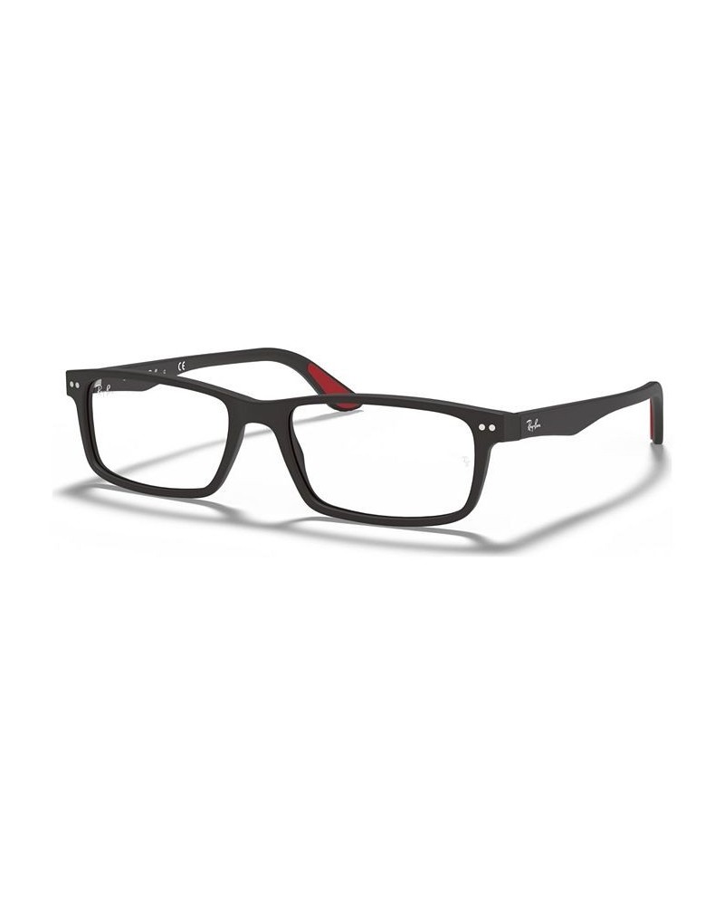 RX5277 Unisex Rectangle Eyeglasses Heather Black $17.90 Unisex