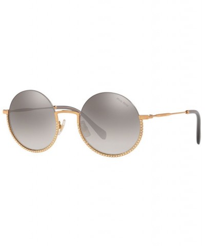 Sunglasses MU 69US 52 PALE GOLD/BROWN GRADIENT $91.92 Unisex