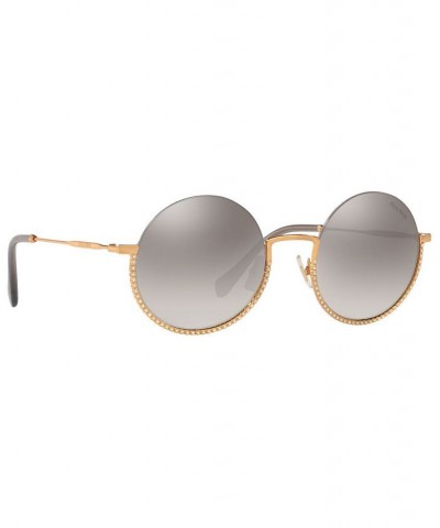 Sunglasses MU 69US 52 PALE GOLD/BROWN GRADIENT $91.92 Unisex