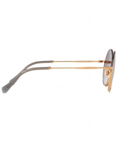 Sunglasses MU 69US 52 PALE GOLD/BROWN GRADIENT $91.92 Unisex