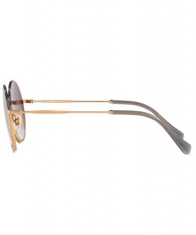 Sunglasses MU 69US 52 PALE GOLD/BROWN GRADIENT $91.92 Unisex