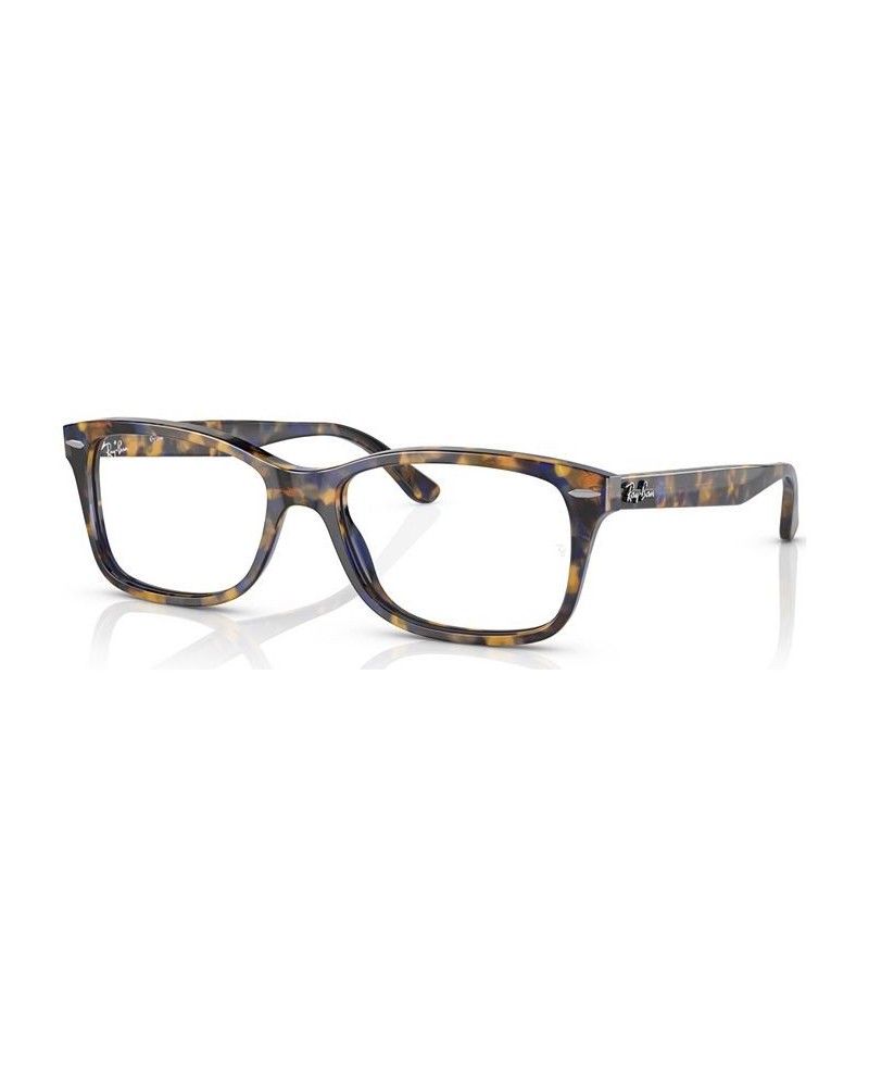 Unisex Square Eyeglasses RX542853-O Gray and Brown Havana $19.10 Unisex