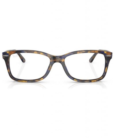 Unisex Square Eyeglasses RX542853-O Gray and Brown Havana $19.10 Unisex