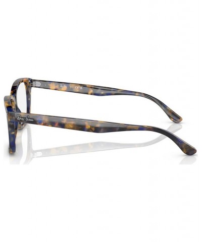 Unisex Square Eyeglasses RX542853-O Gray and Brown Havana $19.10 Unisex