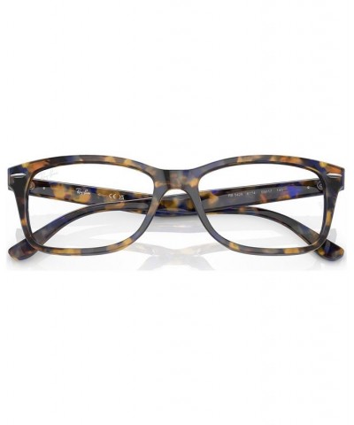 Unisex Square Eyeglasses RX542853-O Gray and Brown Havana $19.10 Unisex