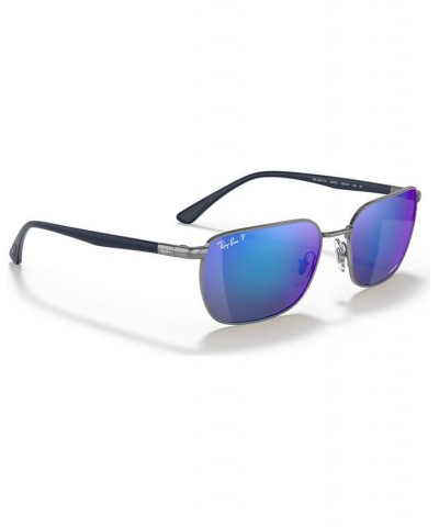 Unisex Polarized Sunglasses RB3684CH 58 Gun Metal $54.56 Unisex