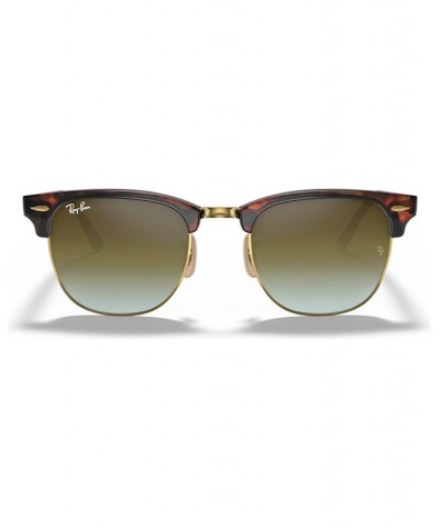 Sunglasses RB3016 CLUBMASTER FLAT LENSES GRADIENT TORTOISE/GREEN GRADIENT MIRROR $20.68 Unisex