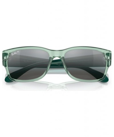 Unisex Polarized Sunglasses RB438858-P Transparent Gray $40.47 Unisex