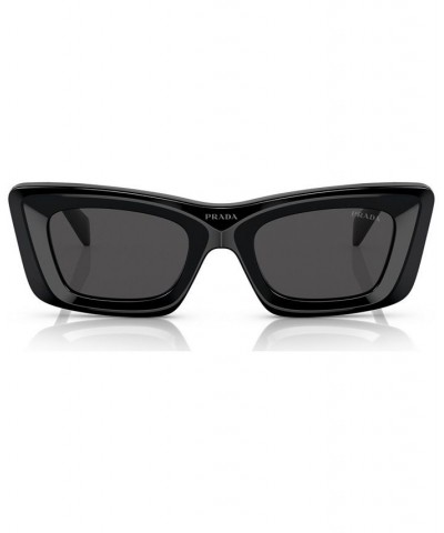 Women's Sunglasses PR 13ZS50-X Black $56.87 Womens