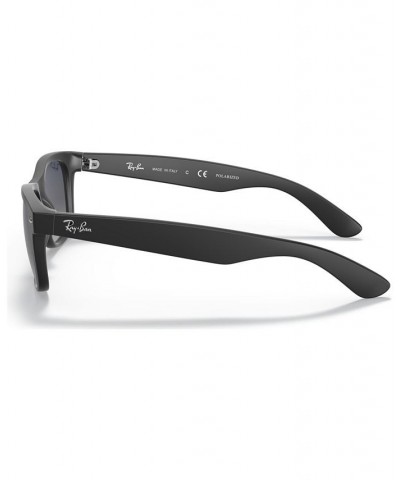 Unisex Polarized Low Bridge Fit Sunglasses RB2132F NEW WAYFARER MATTE 55 Black $40.20 Unisex