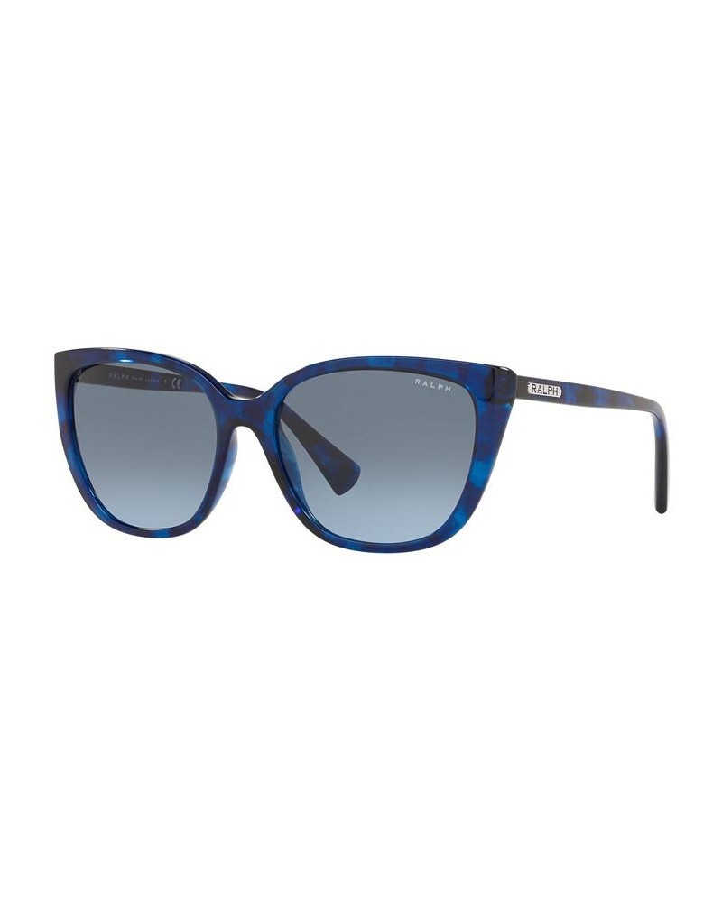 Ralph Women's Sunglasses RA5274 56 SHINY SPONGED HAVANA BLUE/GRADIENT BLUE $21.50 Womens