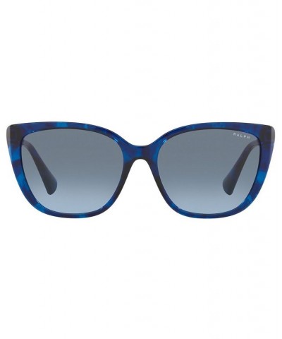 Ralph Women's Sunglasses RA5274 56 SHINY SPONGED HAVANA BLUE/GRADIENT BLUE $21.50 Womens