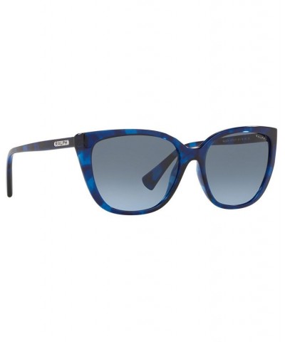 Ralph Women's Sunglasses RA5274 56 SHINY SPONGED HAVANA BLUE/GRADIENT BLUE $21.50 Womens