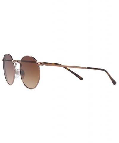 Unisex Sunglasses HU100949-Y Shiny Copper $15.52 Unisex