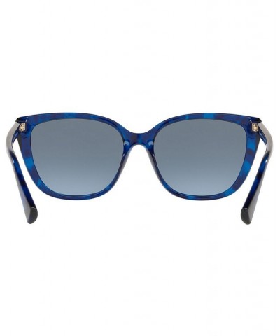 Ralph Women's Sunglasses RA5274 56 SHINY SPONGED HAVANA BLUE/GRADIENT BLUE $21.50 Womens