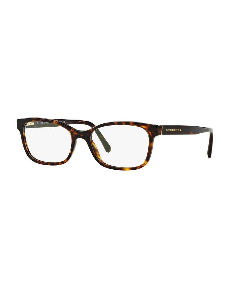 BE2201 Women's Rectangle Eyeglasses Dark Havan $26.18 Womens