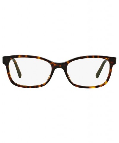 BE2201 Women's Rectangle Eyeglasses Dark Havan $26.18 Womens