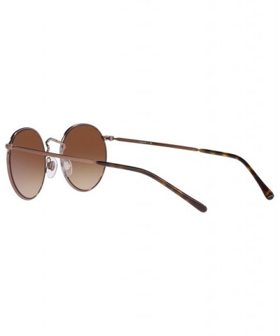 Unisex Sunglasses HU100949-Y Shiny Copper $15.52 Unisex