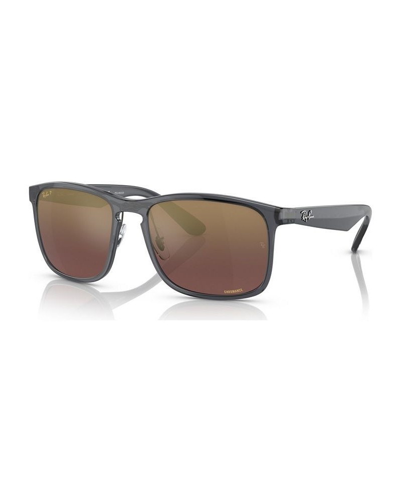 Men's Polarized Sunglasses RB426458-ZP Gray $54.97 Mens